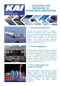AVIATION AND MECHANICAL ENINEERING PROGRAMS