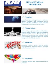 HUMANITARIAN PROGRAMS-1