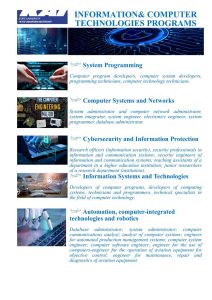 INFORMATION COMPUTER TECHNOLOGIES PROGRAMS-1